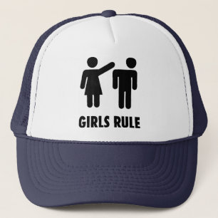 Hats-Girls Rule Trucker Hat