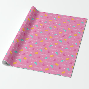 Hats, Hearts and Handbags Mother's Day Wrapping Paper