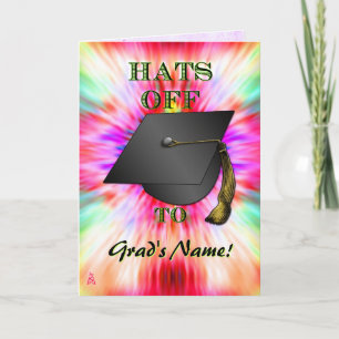 Hats Off, Girl! (Graduation Card) Card