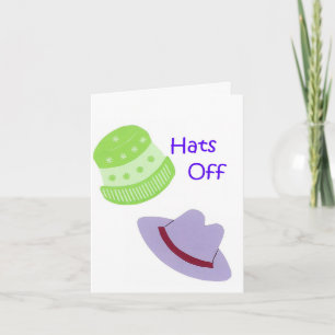 Hats Off Notecard