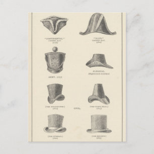 Hats Postcard