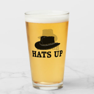 Hats Up Glass