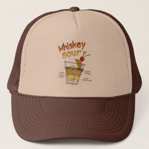HATS - WHISKEY SOUR RECIPE COCKTAIL ART