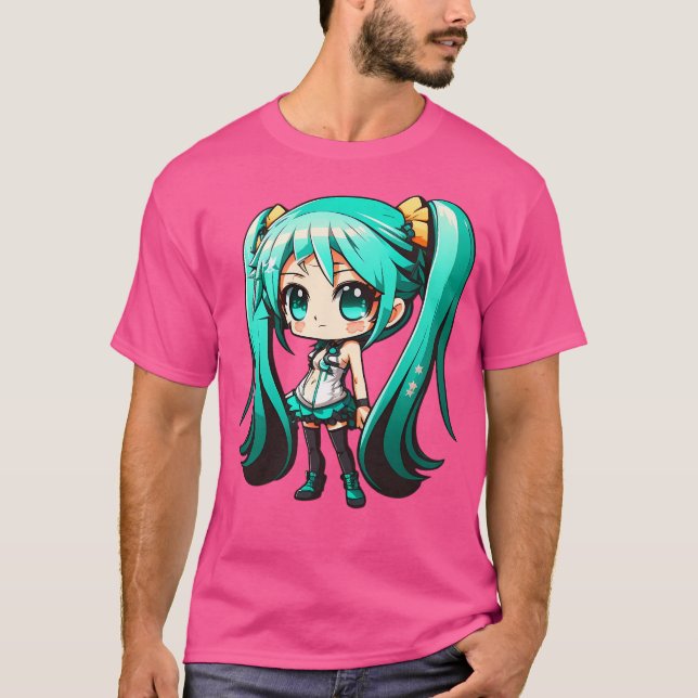 Hatsune Miku - Vocaloid Chibi 4 T-Shirt (Front)
