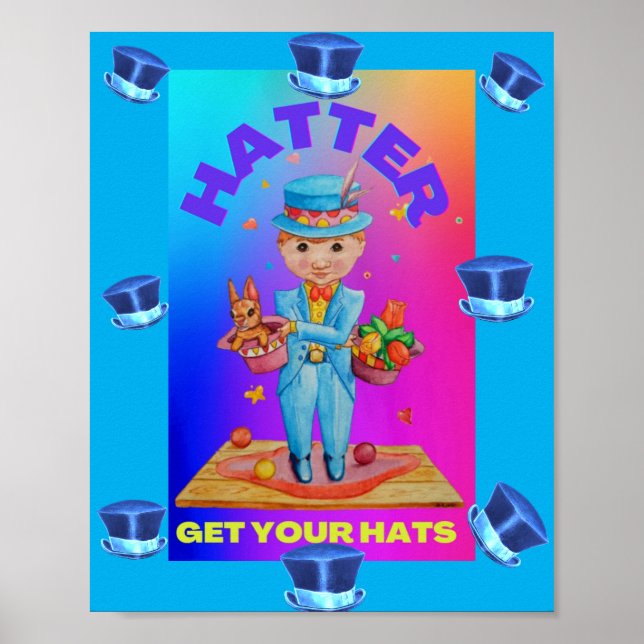 HATTER GET YOUR HATS Value Poster Paper (Ma (Front)