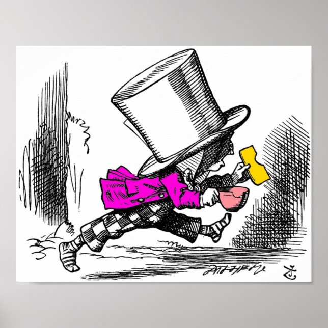 Hatter left the court poster (Front)