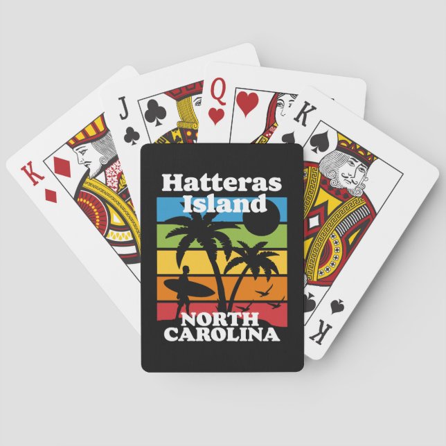 Hatteras Island,North Carolina Playing Cards (Back)