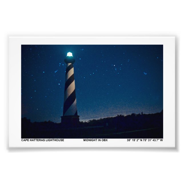 Hatteras Light. Photo Print (Front)