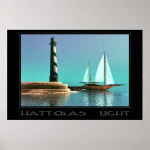 HATTERAS  LIGHT POSTER