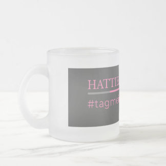 HattieEmpowers tagin Frosted Glass Coffee Mug