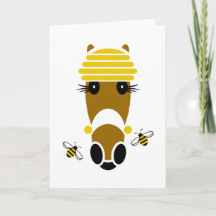 Hattingdon Beehive Hat Card