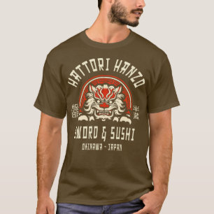 Hattori Hanzo Sword And Sushi 1 T-Shirt