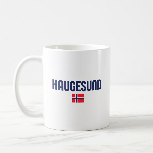 HAUGESUND Norway Coffee Mug (Left)