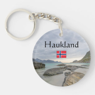 Haukland Souvenir Key Ring