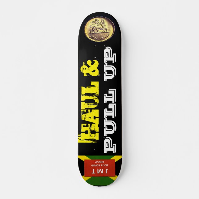 HAUL & PULL UP Skateboard, 7¾" Deck Skateboard (Front)