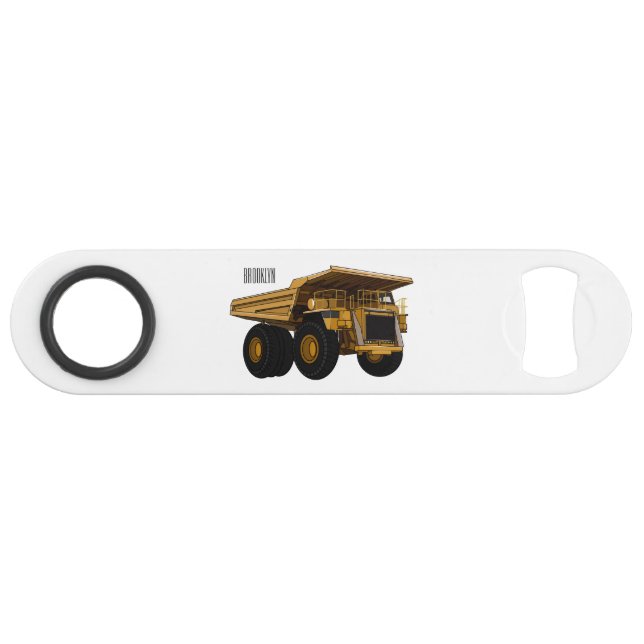 Haul truck cartoon illustration (Front (Horizontal))