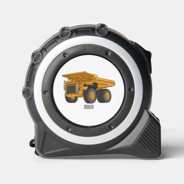 Haul truck cartoon illustration 1 (Front)