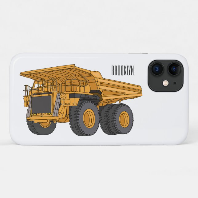 Haul truck cartoon illustration  Case-Mate iPhone case (Back (Horizontal))