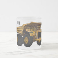 Haul truck cartoon illustration