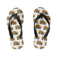 Haul truck cartoon illustration