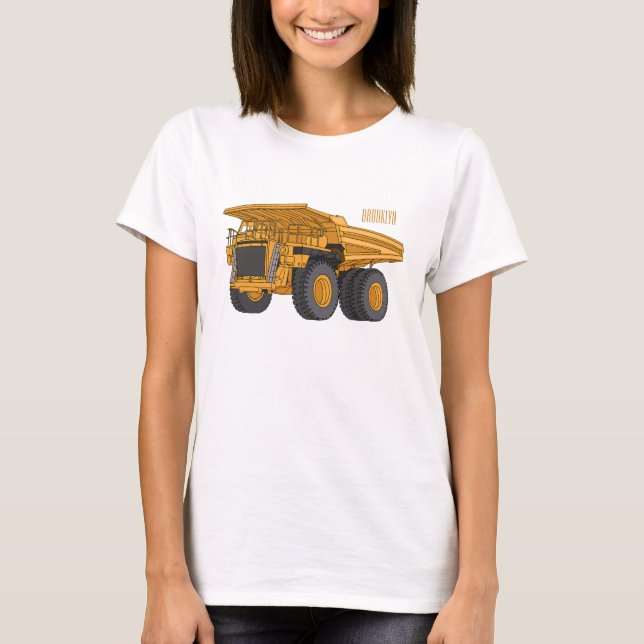 Haul truck cartoon illustration T-Shirt (Front)