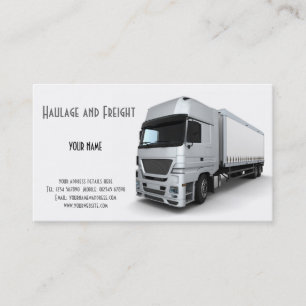 Haulage and Freight Business Card
