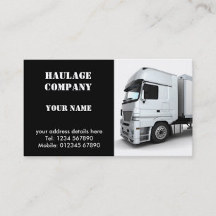 Haulage Company Business Card