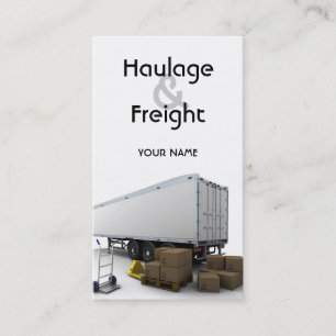 Haulage & Freight Business Card
