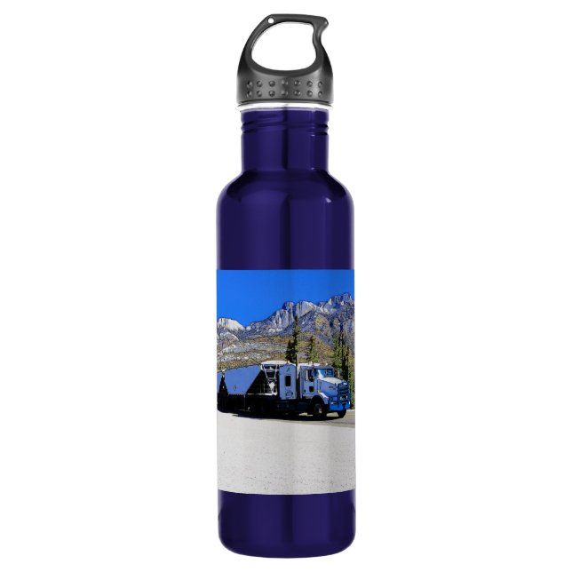 Hauling the Grain - Freight Truck Driver   710 Ml Water Bottle (Front)