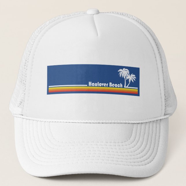 Haulover Beach Miami Florida Trucker Hat (Front)