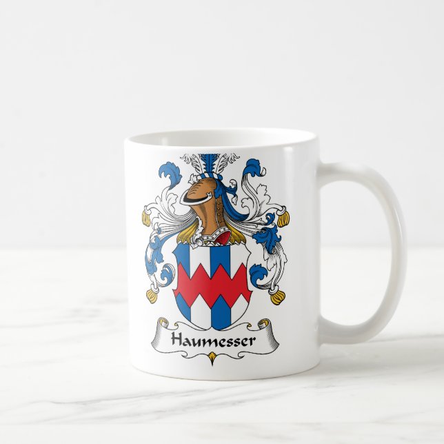 Haumesser Family Crest Coffee Mug (Right)