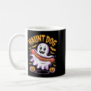 Haunt Dog Funny Ghost Hotdog Halloween Coffee Mug