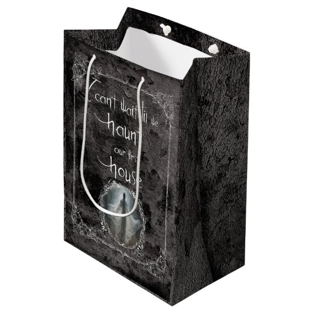 Haunt Our First House Medium Gift Bag (Front Angled)