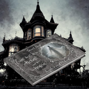 Haunt Our First House Wedding Guest Book