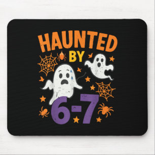 Haunted 67 Ghost Math Teacher Halloween Costume Ma Mouse Mat