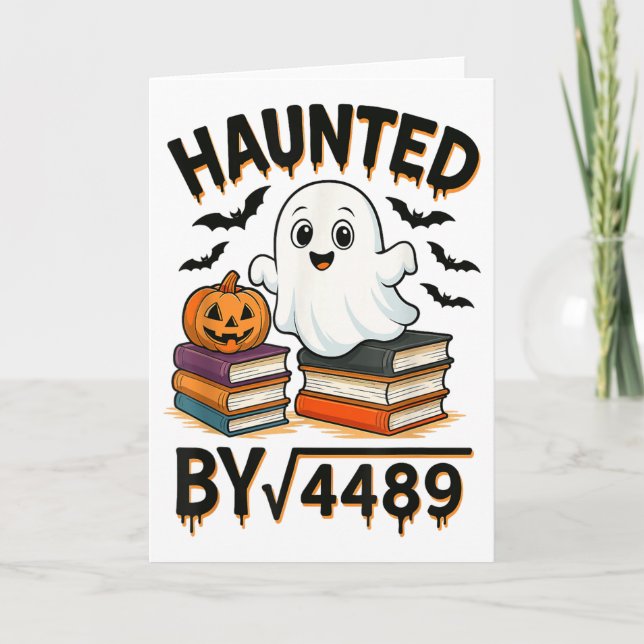 Haunted 67 Meme Six Seven 6-7 Funny Internet Joke  Card (Front)