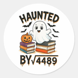 Haunted 67 Meme Six Seven 6-7 Funny Internet Joke  Classic Round Sticker