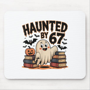 Haunted 67 Meme Six Seven 6-7 Funny Internet Joke  Mouse Mat