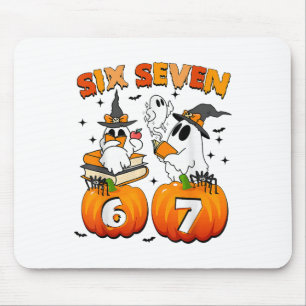 Haunted 67 Meme Six Seven 6-7 Funny Internet Joke Mouse Mat