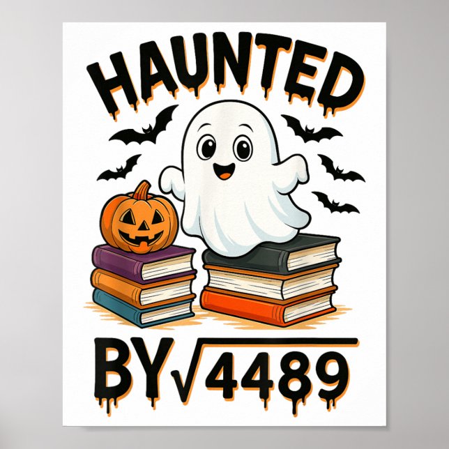 Haunted 67 Meme Six Seven 6-7 Funny Internet Joke  Poster (Front)