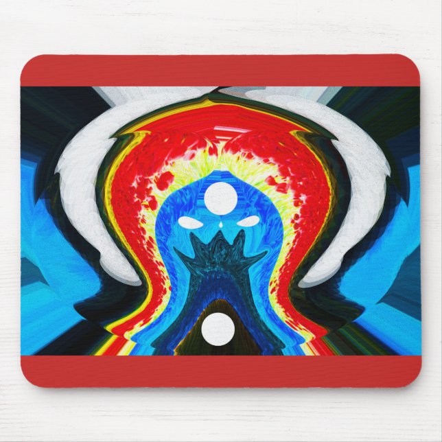 Haunted art mouse mat (Front)