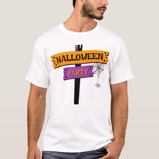 Haunted Bash Ultimate Halloween Party Tee (Front)