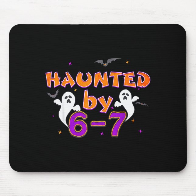 Haunted By 67 Funny 67 Halloween Costume  Mouse Mat (Front)
