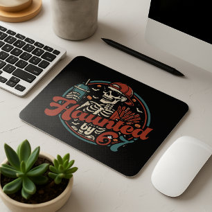 Haunted By 67 Funny Halloween Six Seven 67 Meme Mouse Mat