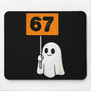 Haunted By 67 – Funny Six Seven Meme 6 7 Halloween Mouse Mat