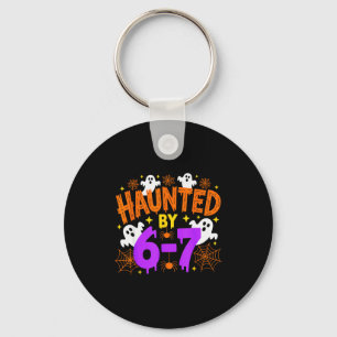 Haunted By 67 Funny Six Seven Meme Halloween Costu Key Ring