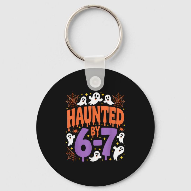 Haunted By 67 Ghosts And Sders Six Seven Gen Hallo Key Ring (Front)