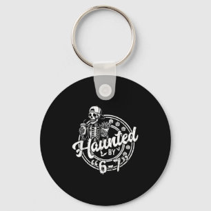 Haunted By 6 7 Funny Halloween Six Seven 67 Meme M Key Ring
