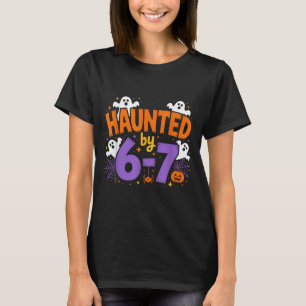Haunted By 6-7 Halloween Ghosts And Sders Design  T-Shirt