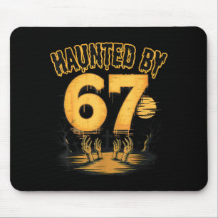Haunted By 6 7 Halloween Spooky Season Ghost Six S Mouse Mat